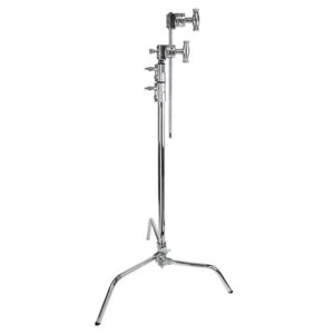 Kupo 20in Master C-Stand with Sliding Leg Kit – Silver