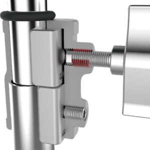 Kupo 20in Master C-Stand with Turtle Base – Silver