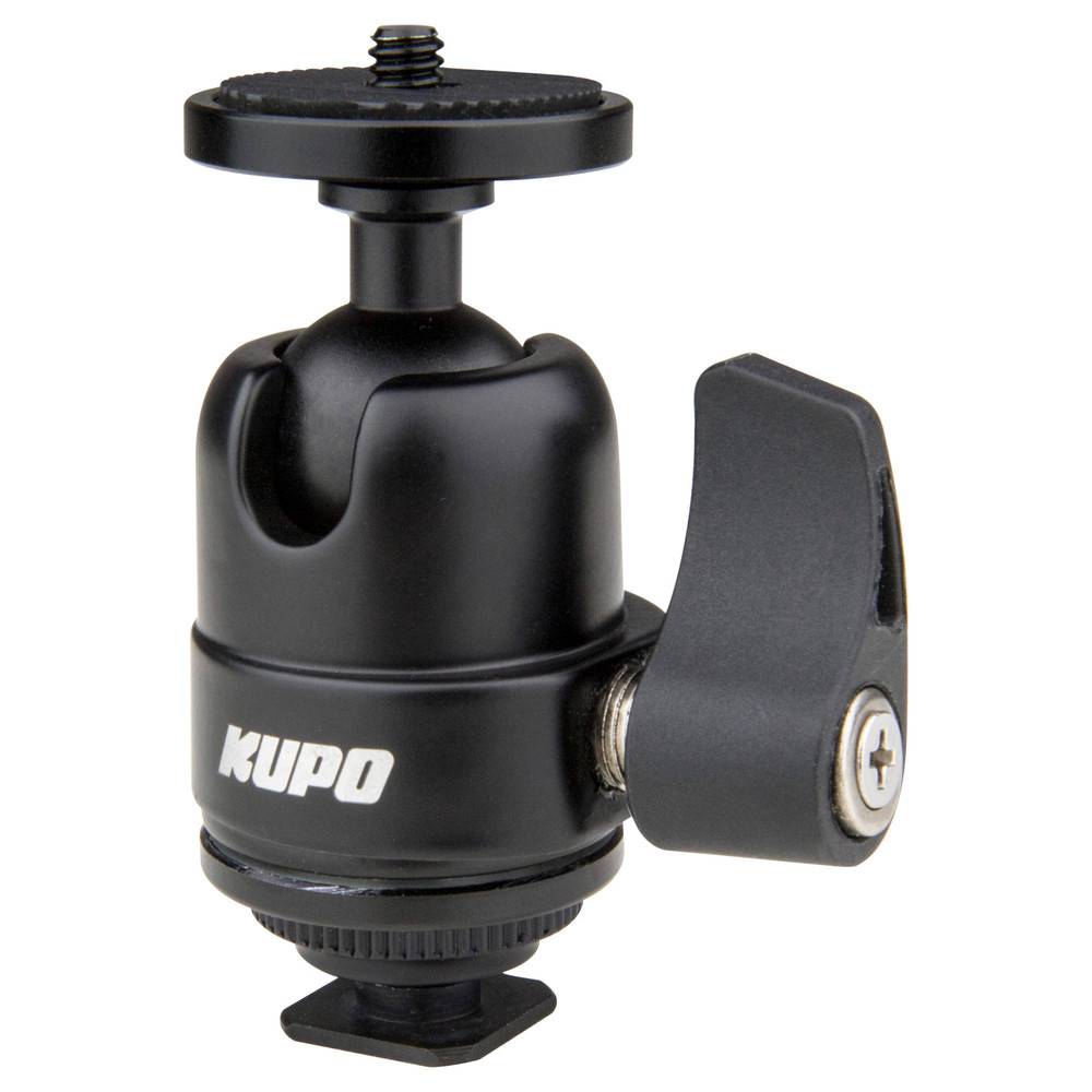 Kupo Midi Ball Head with Hot Shoe Mount