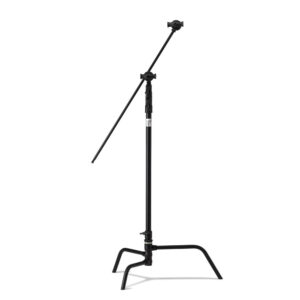 Kupo 40in Master C-Stand with Turtle Base Kit – Black