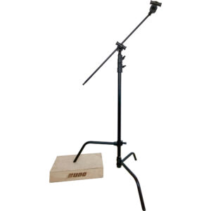 Kupo 40in Master C-Stand with Sliding Leg Kit & Quick-Release System – Black