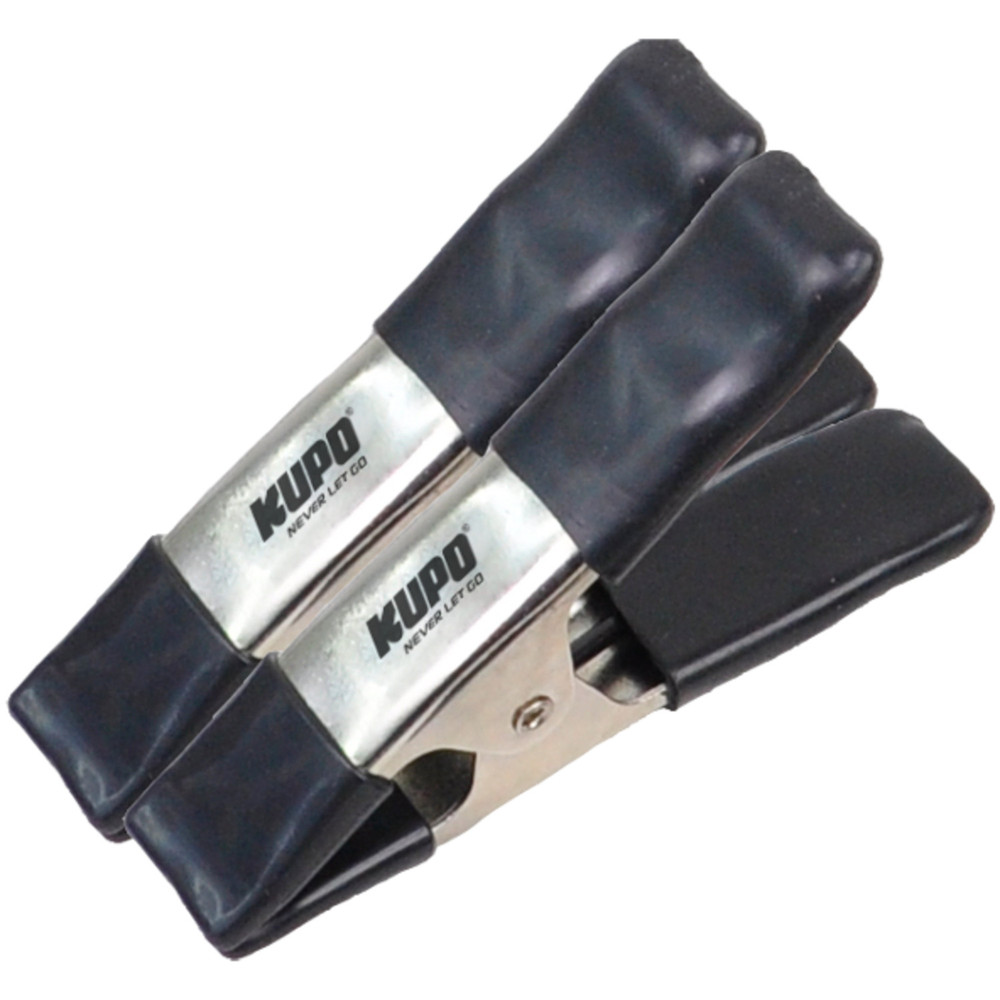 Kupo 6in Steel Spring A Clamp - Black (Set of 2)