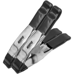 Kupo 9in Steel Spring A Clamp – Black (Set of 2)