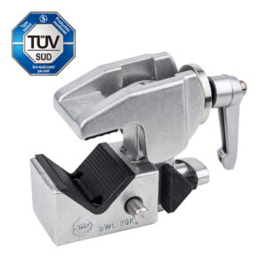 Kupo Convi Clamp with Adjustable Handle – Silver