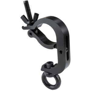 Kupo Slim Handcuff Clamp with Eye Ring for 60mm Tube – Black