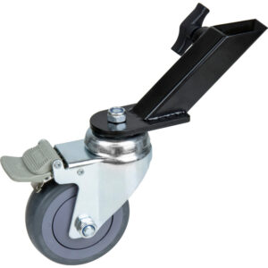Kupo Square Stand Leg Caster Adapter (25mm x 25mm) (Set of 3)